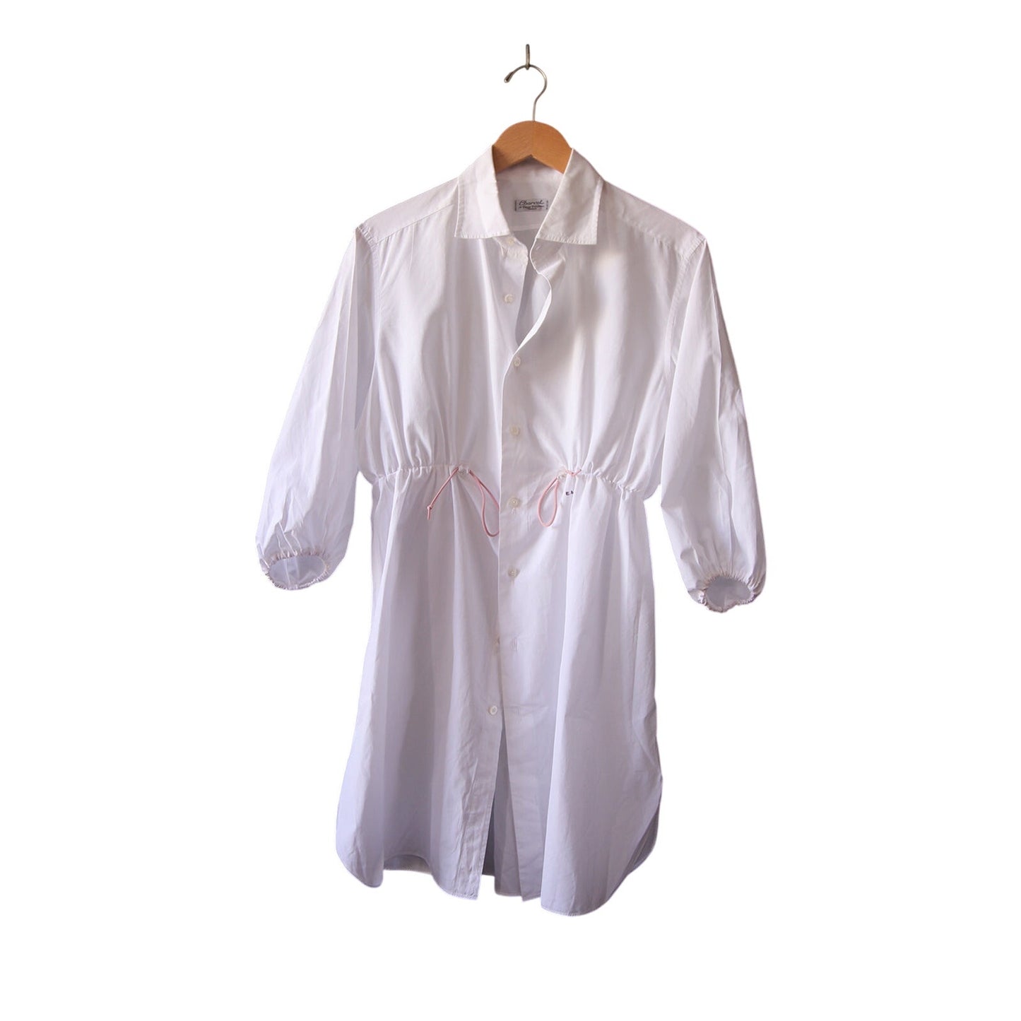 Women's Upcycled Button-down White Shirt · Fits M/L