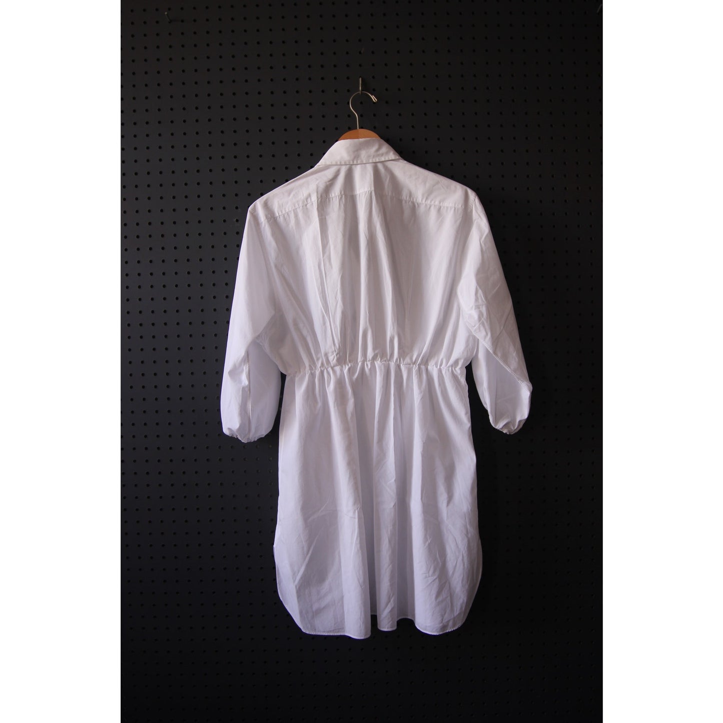 Women's Upcycled Button-down White Shirt · Fits M/L