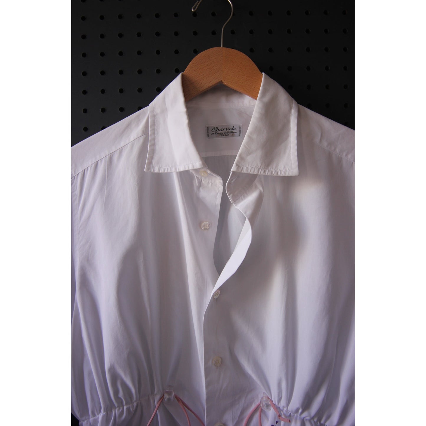 Women's Upcycled Button-down White Shirt · Fits M/L